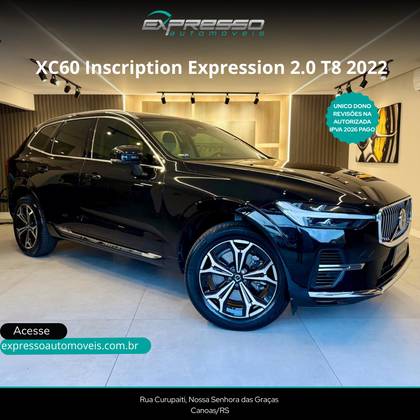 VOLVO XC60 2.0 T8 RECHARGE INSCRIPTION EXPRESSION AWD GEARTRONIC VOLVO XC60 2.0 T8 RECHARGE INSCRIPTION EXPRESSION AWD GEARTRONIC